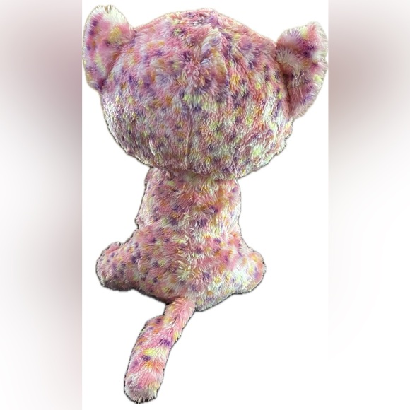 TY Sophie pink cat green eyes soft cuddly - Picture 2 of 6